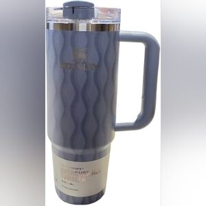 Stanley Slate Blue Drift 30oz Tumbler with Handle & Straw NEW